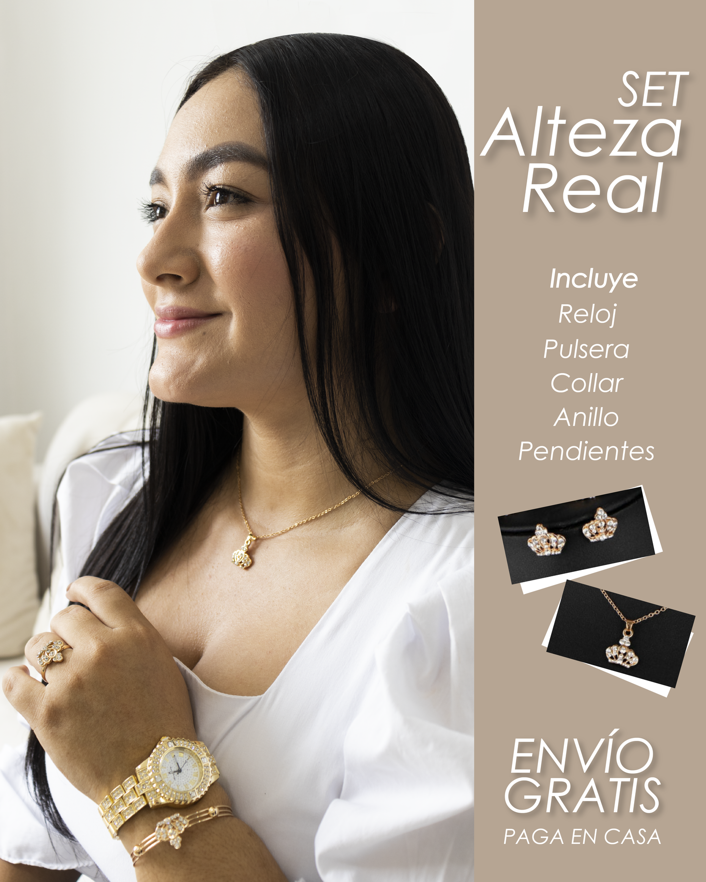 SET ALTEZA REAL 5 PIEZAS👑✨